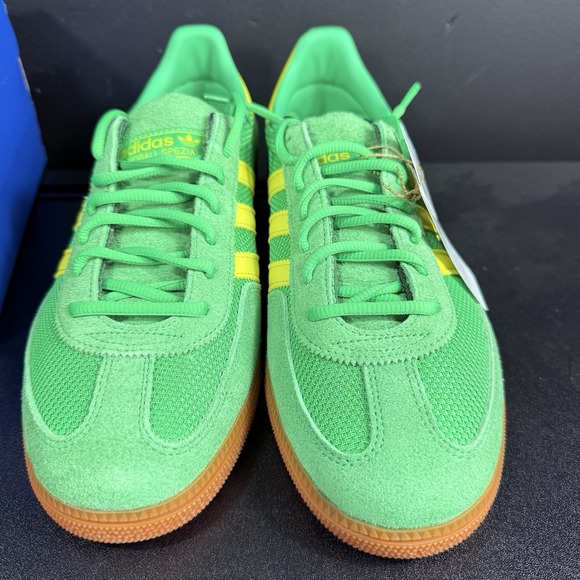 Adidas Handball Spezial Men's Athletic Sneakers New Size 11 Green Yellow JH5444 - Picture 6 of 14